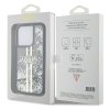 Guess GUHCP15LLFCSEGK iPhone 15 Pro 6.1 czarny/black hardcase Liquid Glitter Gold Stripes